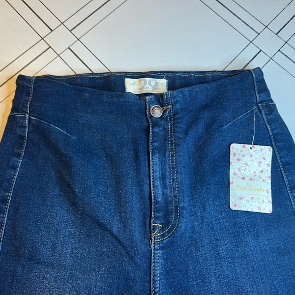 Free People We The Free Twenty-Nine Women's Deep Blue Skinny Jeans Size 29 NWT - Picture 4 of 8